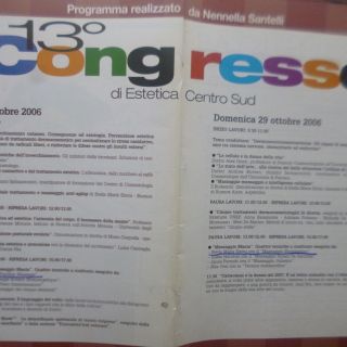 Italia 13º congresso di estetica centro sud bari